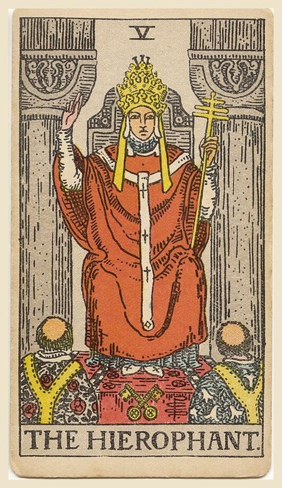 Il Papa – carta dei tarocchi