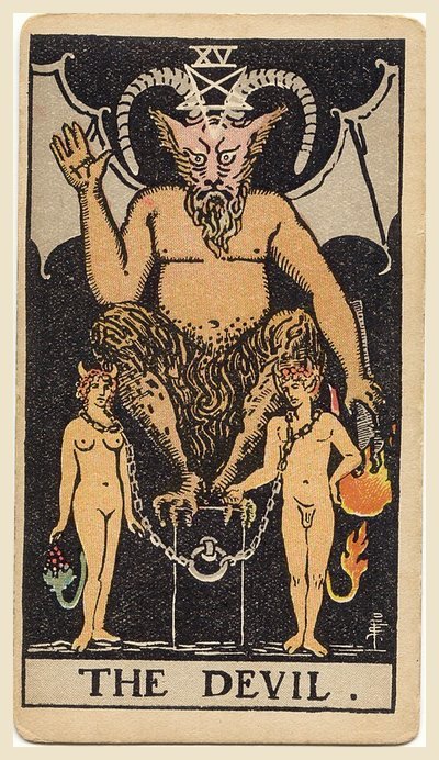 Il Diavolo – carta dei tarocchi