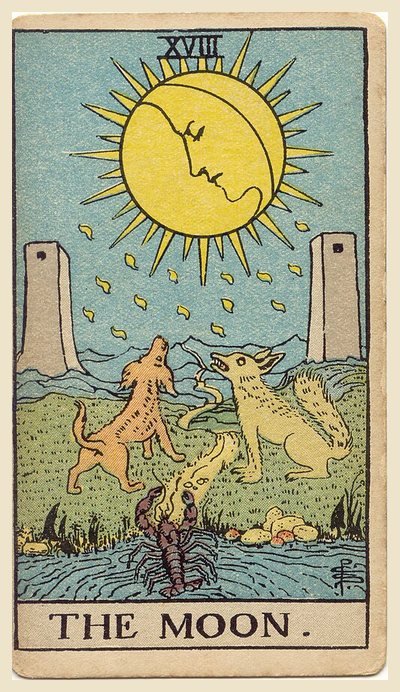 La Luna – carta dei tarocchi
