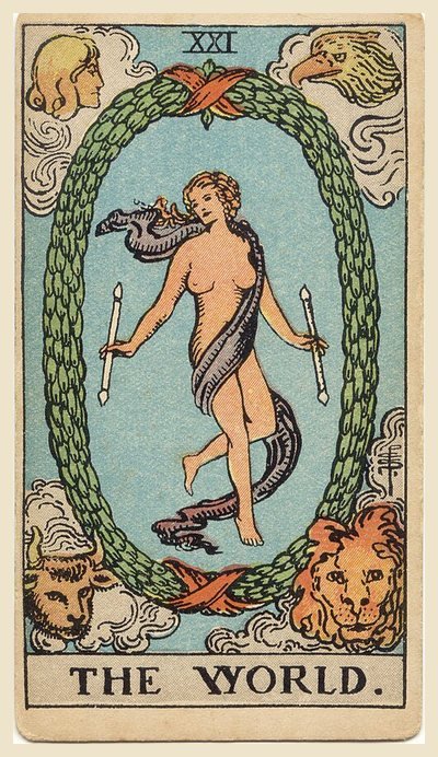 Il Mondo – carta dei tarocchi