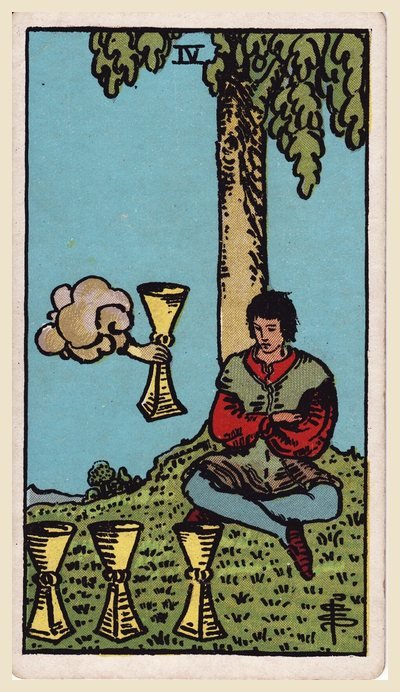 Quattro di Coppe – carta dei tarocchi