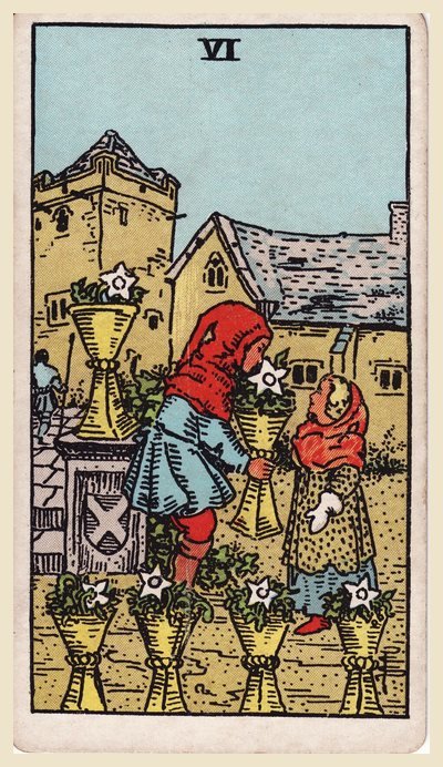 Sei di Coppe – carta dei tarocchi