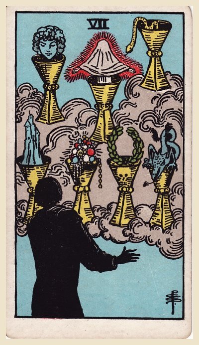 Sette di Coppe – carta dei tarocchi