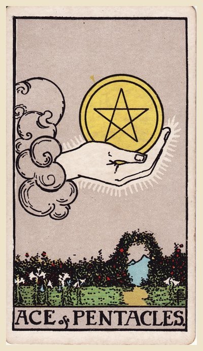 Asso di Denari – carta dei tarocchi