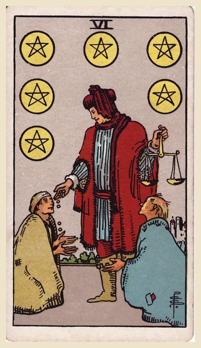 Sei di Denari – carta dei tarocchi
