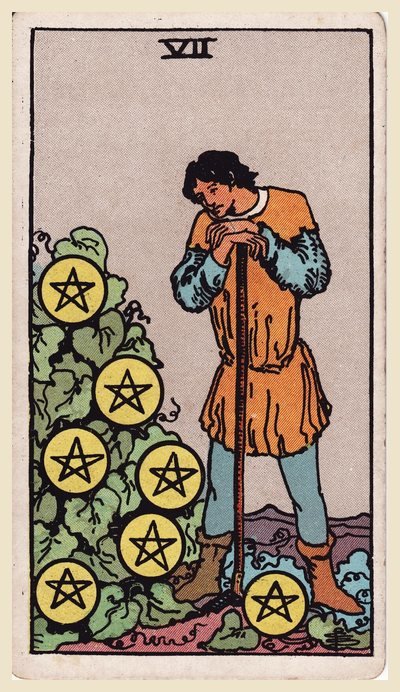 Sette di Denari – carta dei tarocchi