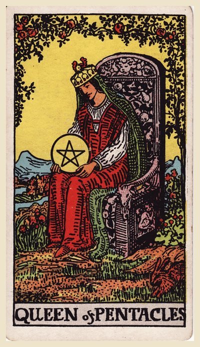 Regina di Denari – carta dei tarocchi