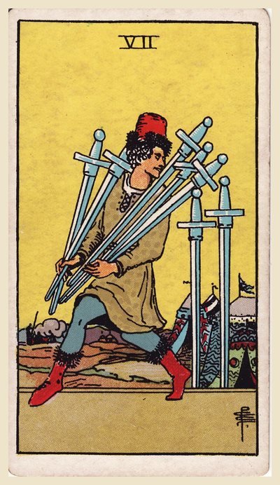 Sette di Spade – carta dei tarocchi