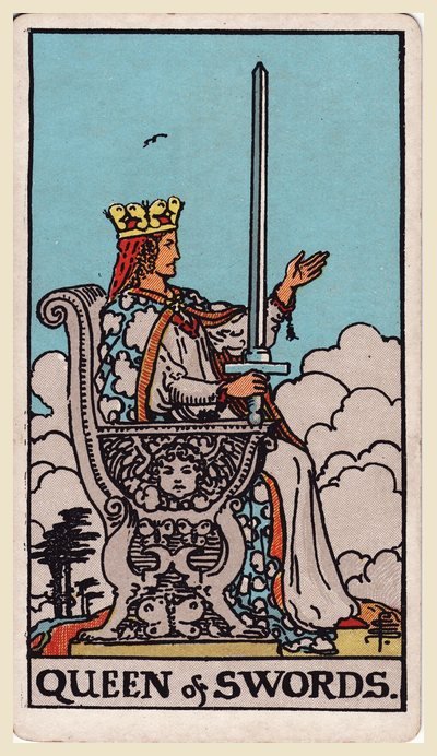 Regina di Spade – carta dei tarocchi