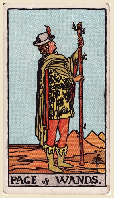 Fante di Bastoni – carta dei tarocchi