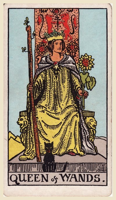 Regina di Bastoni – carta dei tarocchi