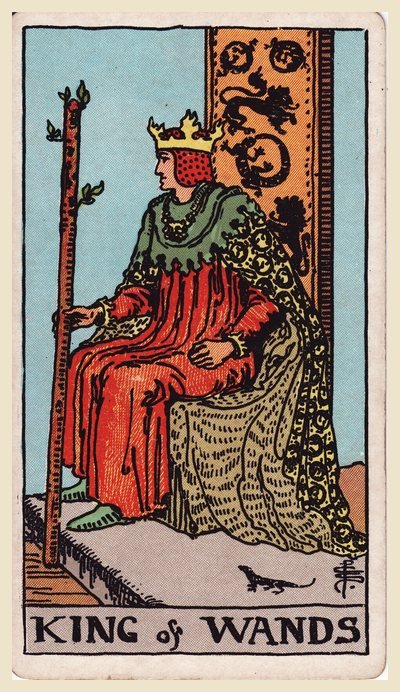 Re di Bastoni – carta dei tarocchi