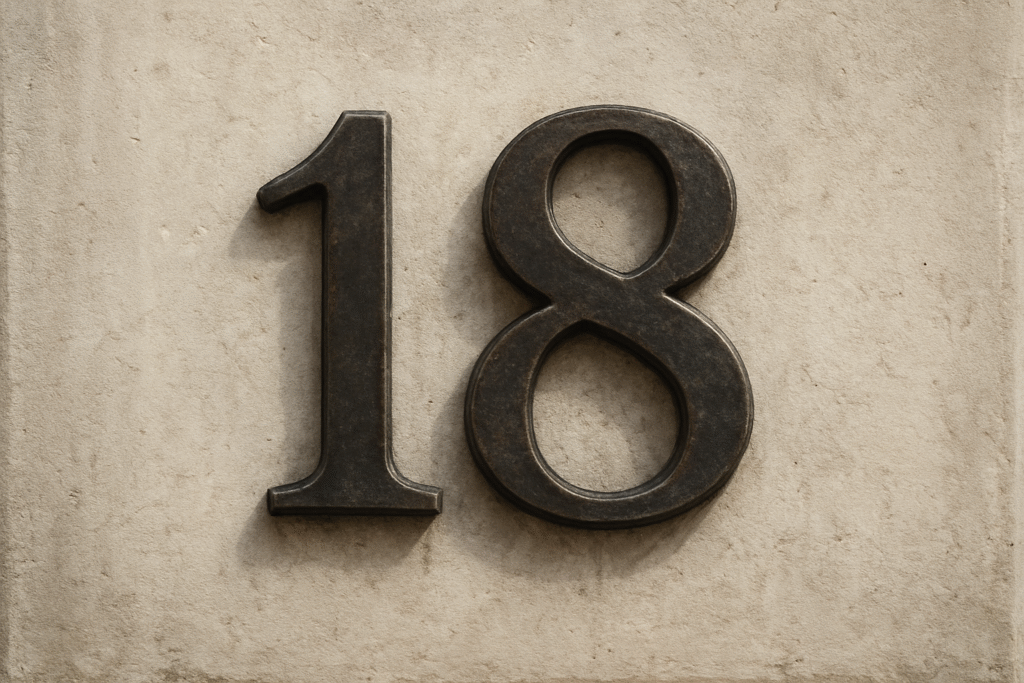 significato del numero 18