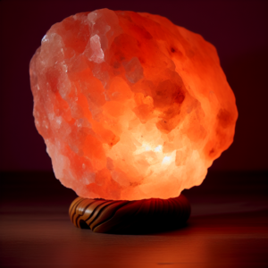 Le lampade in sale rosa hanno un sacco di proprietà benefiche