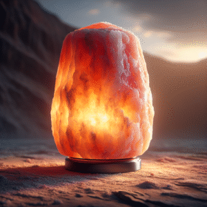 Lampada di sale rosa dell'Himalaya
