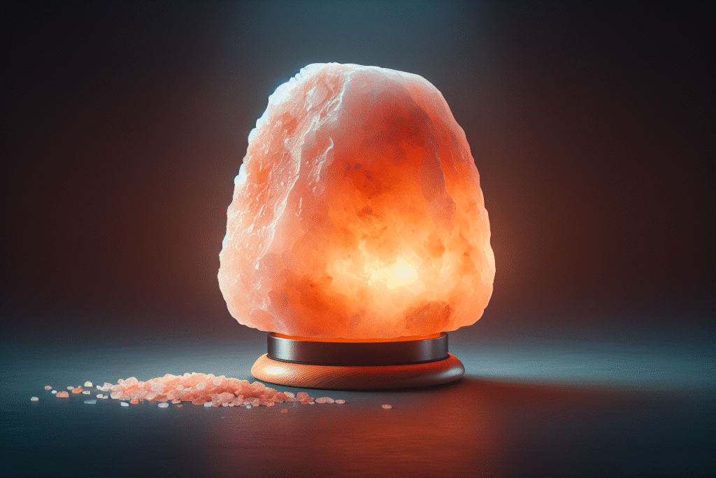 Lampada di sale rosa dell'Himalaya