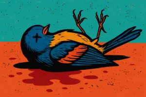 Uccellino morto