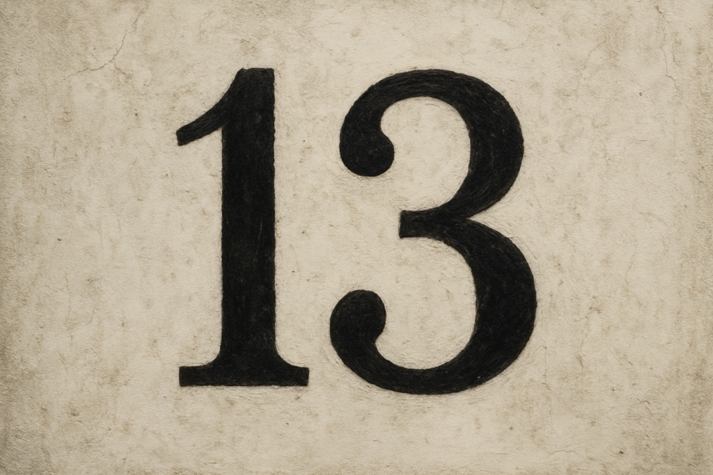 numero 13