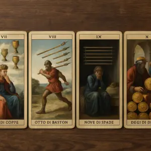 Utilizzare i tarocchi decani significa approfondire il legame tra tempo astrologico, personalità e destino.