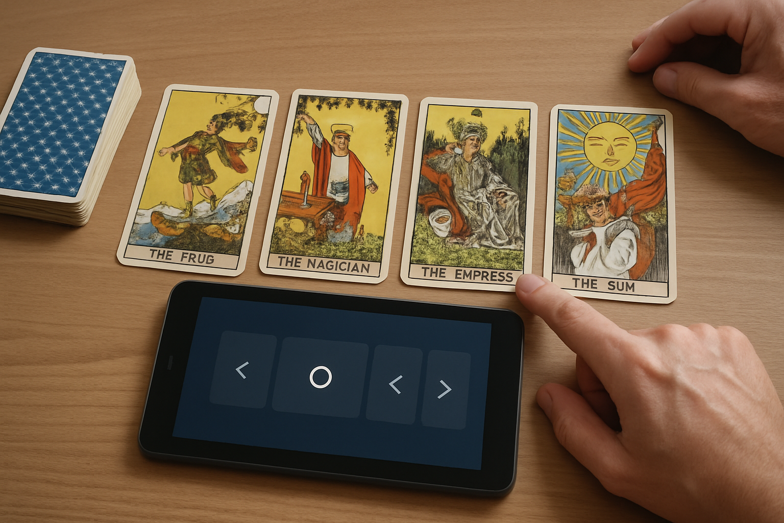 I mazzi divinatori digitali funzionano tramite algoritmi che simulano la casualità della pesca delle carte.