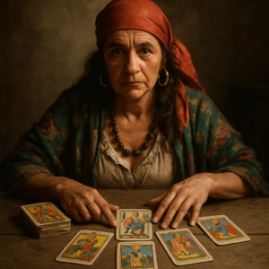 La fascinazione per i tarocchi zingara nasce dalla loro origine nomade, dal loro legame con antiche tradizioni orali e dall’alone di mistero esoterico che li circonda.