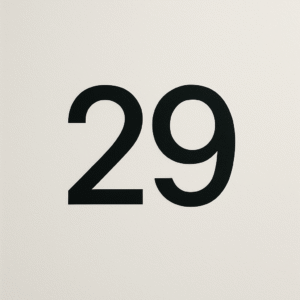 significato del numero 29