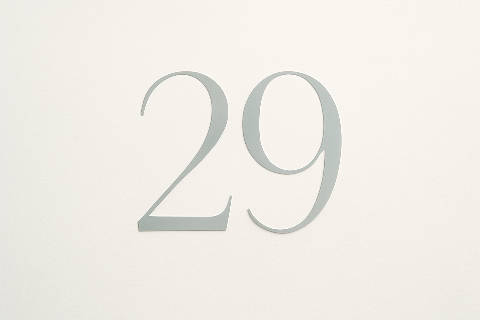 Il significato del numero 29