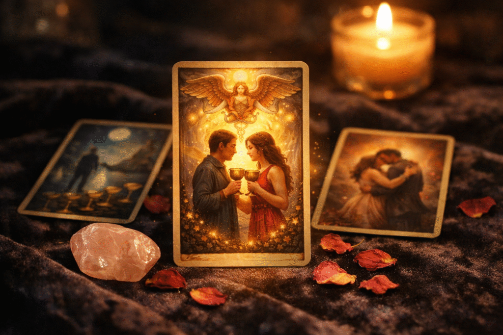 Carte che indicano ritorno in amore