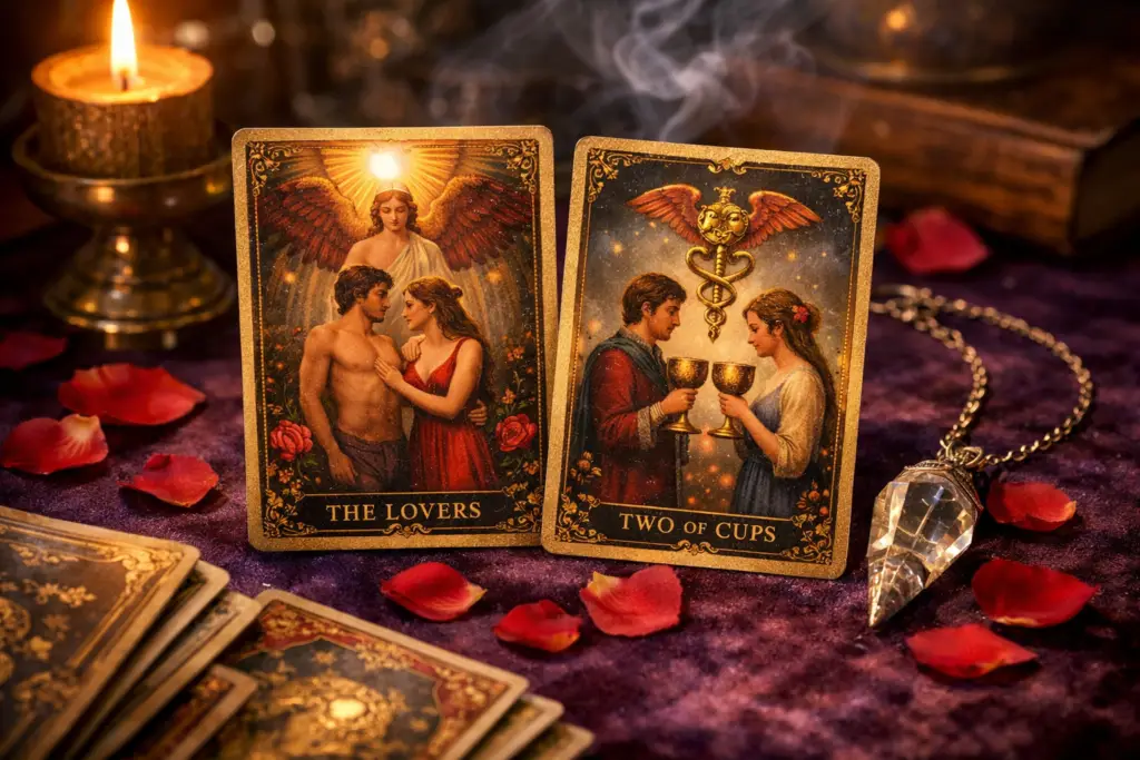 Carte che indicano ritorno in amore