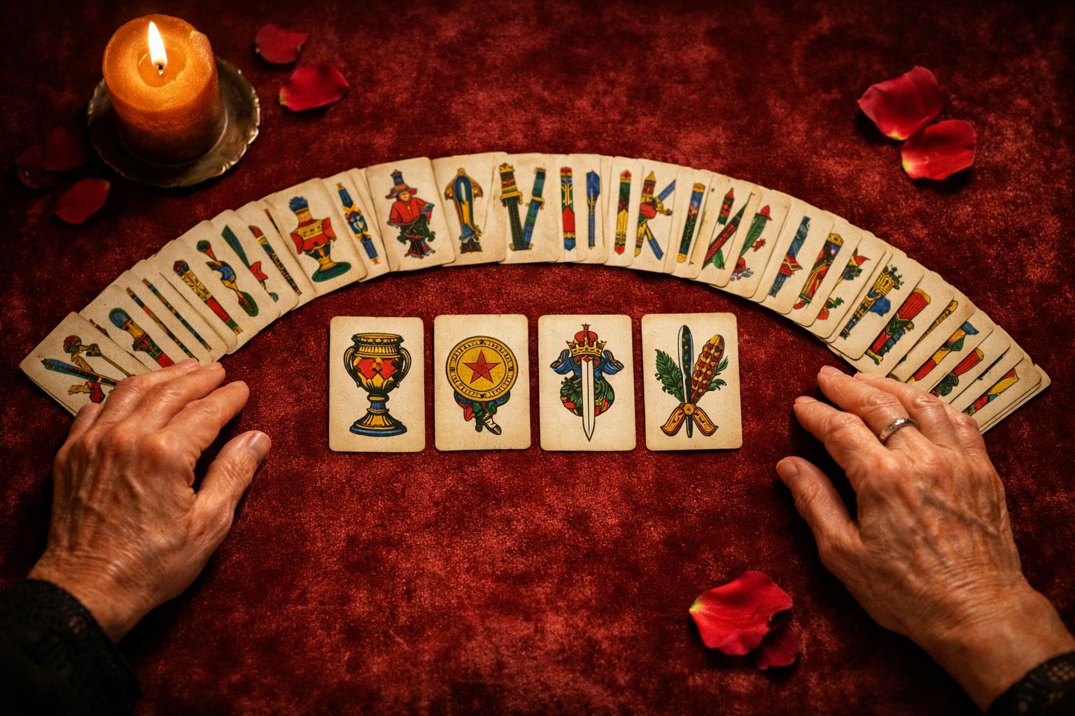 Come fare una stesa con le carte napoletane