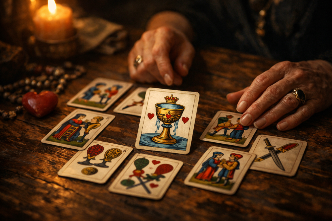 Lettura delle Carte Napoletane per l'Amore. senza testo